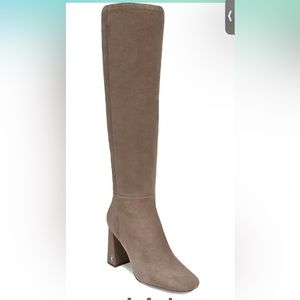 Sam Edelman Clarem Suede Praline Knee High Boots